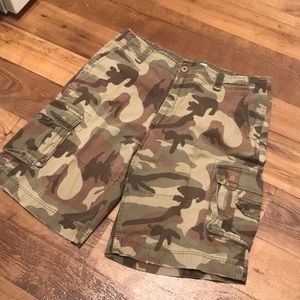Army fatigue shorts